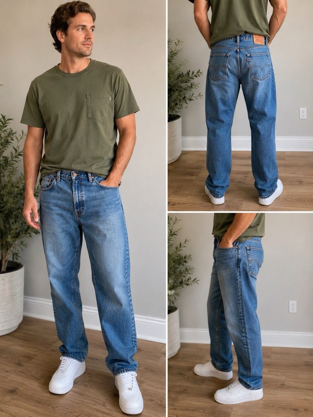 Vintage Levi’s 540 Relaxed Fit Jeans Men’s 40x30 Blue Denim Made in Mexico